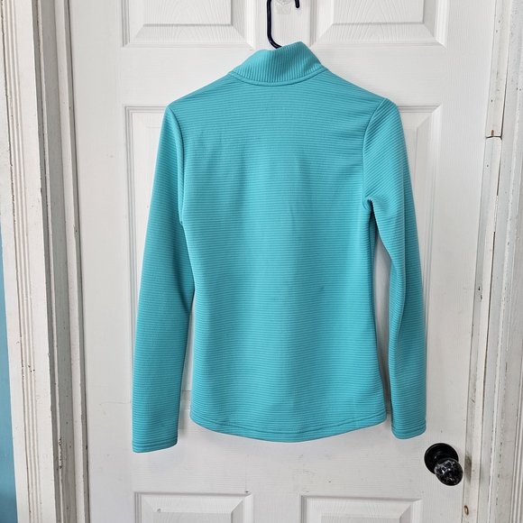 Adidas Turquoise Ribbed Jacket - Picture 3 of 3